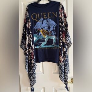 Queen Upcycled Kimono Top